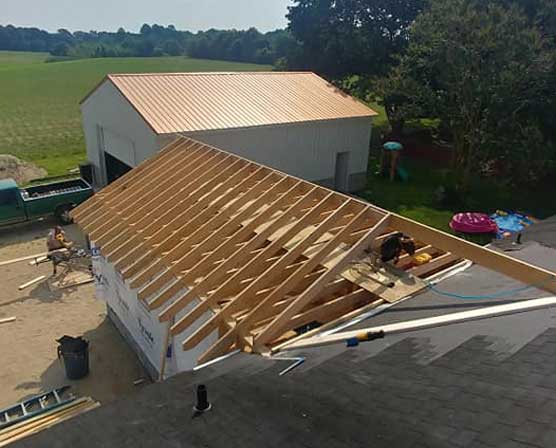 New building construction in Easton, MD by BCO Construction, LLC.