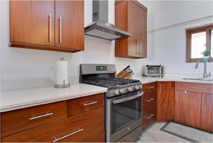 Basic finishes for kitchens and bathrooms is both functional and affordable.