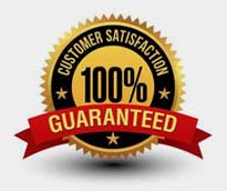 100% customer satisfaction guaranteed.