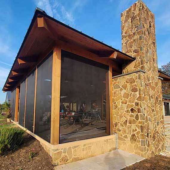 Custom porch remodeling in Cambridge, MD.