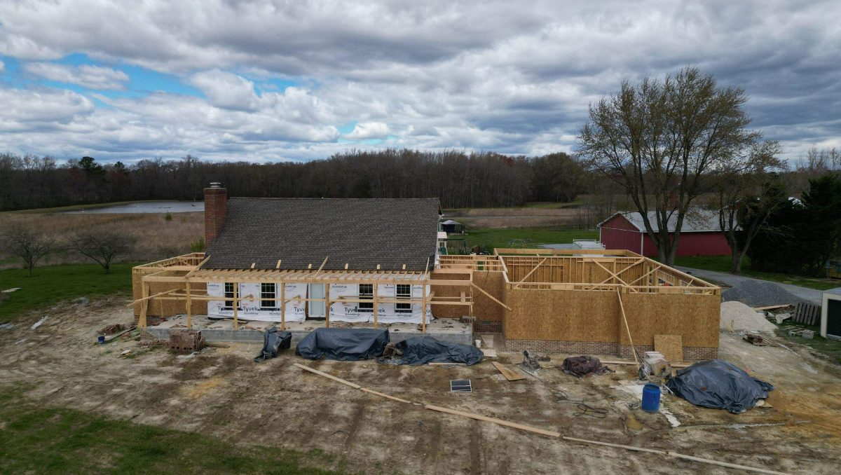 Before home addition project by BCO
